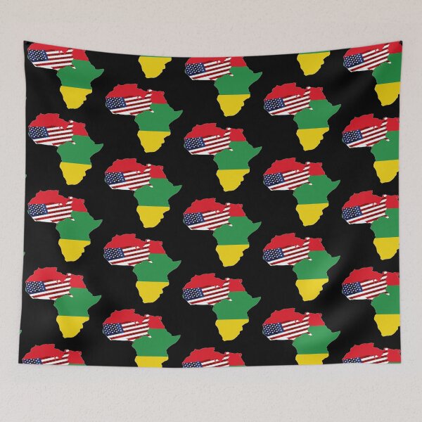 Item preview, African American Map Print Out of Africa designed and sold by MugsNstuff Live Love Create!.