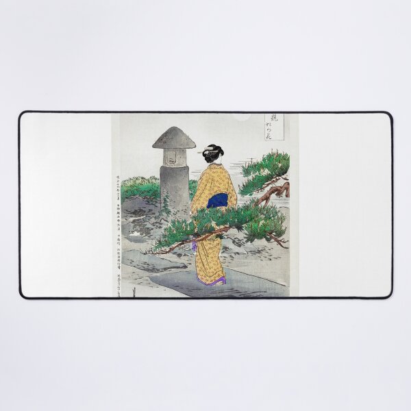 Item preview, FULL MOON AND PINE TREE BY OGATA GEKKO WALL ART designed and sold by GamaArtDesign.