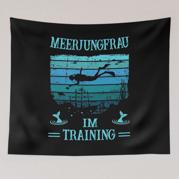 Item preview, Diving - mermaid in training - diver designed and sold by Shirt-Designs.