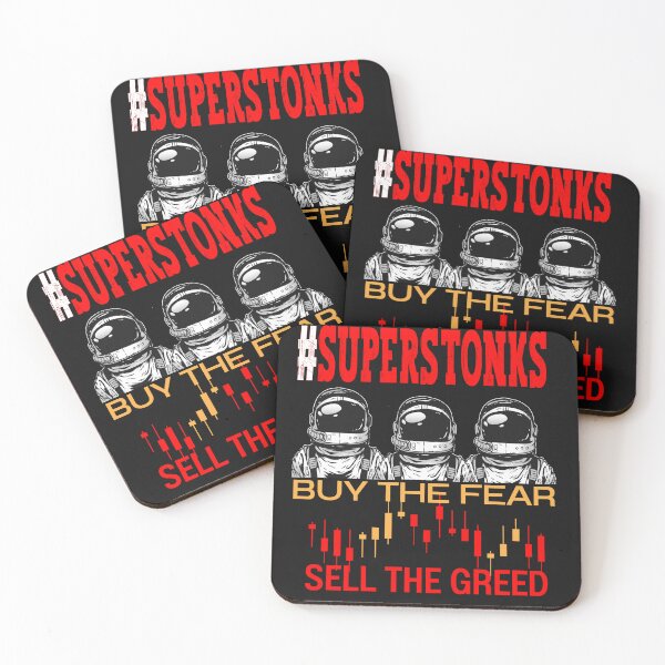 Item preview, Superstonks - Three Astronauts with candlesticks designed and sold by BearMrktGenius.