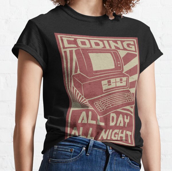 Item preview, Coding All Day All Night designed and sold by Boy-With-Hat.
