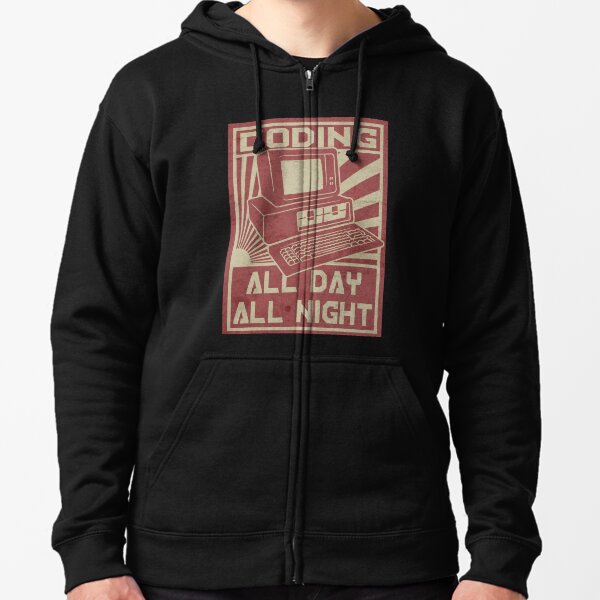 Item preview, Coding All Day All Night designed and sold by Boy-With-Hat.