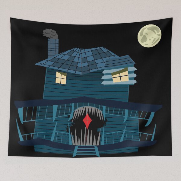 Item preview, monster house at night designed and sold by Soulfate.