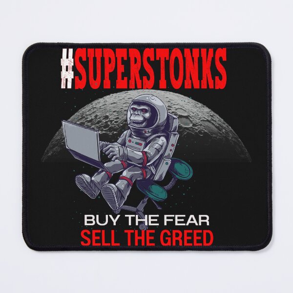 Item preview, Superstonks - Gorilla Investor In Space designed and sold by BearMrktGenius.
