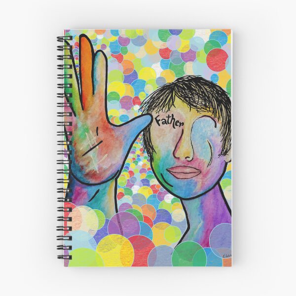 Item preview, ASL Father on Bright Bubble Background designed and sold by EloiseArt.