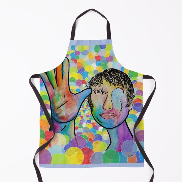 Item preview, ASL Father on Bright Bubble Background designed and sold by EloiseArt.