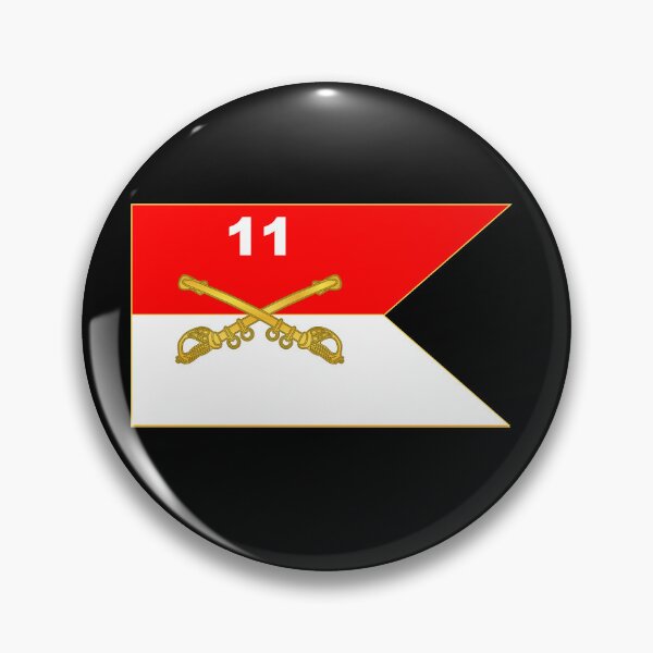 Artikelvorschau, Armee - 11. Panzerkavallerieregiment - Guidon entworfen und verkauft von Military Insignia Products.