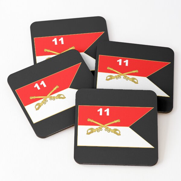 Artikelvorschau, Armee - 11. Panzerkavallerieregiment - Guidon entworfen und verkauft von Military Insignia Products.