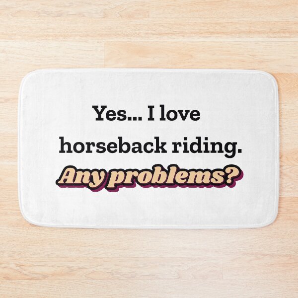 Item preview, I love Horseback Riding designed and sold by cooldesignsalot.