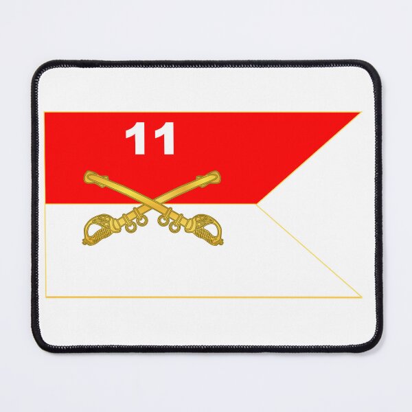 Artikelvorschau, Armee - 11. Panzerkavallerieregiment - Guidon entworfen und verkauft von Military Insignia Products.