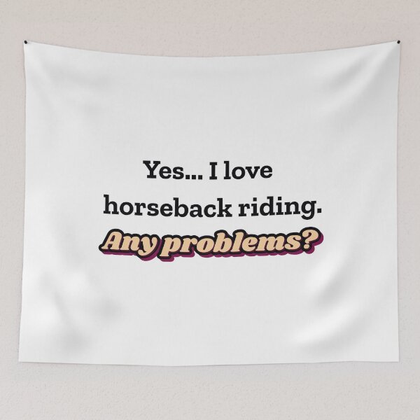 Item preview, I love Horseback Riding designed and sold by cooldesignsalot.