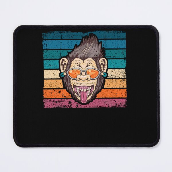 Item preview, Monkey with Sunglasses Retro Vintage designed and sold by Shirt-Designs.
