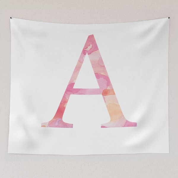 Item preview, Alpha Pink Watercolor Letter  designed and sold by dahmsphvolivaz.