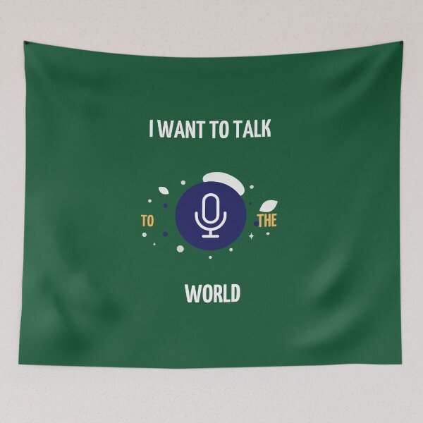 Item preview, I want to talk to the world hear me planet designed and sold by klimov0101.
