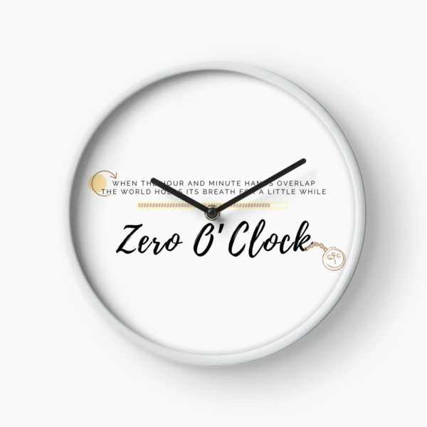 BTS Zero O'clock Lyrics Beautiful Quote Wall Art 