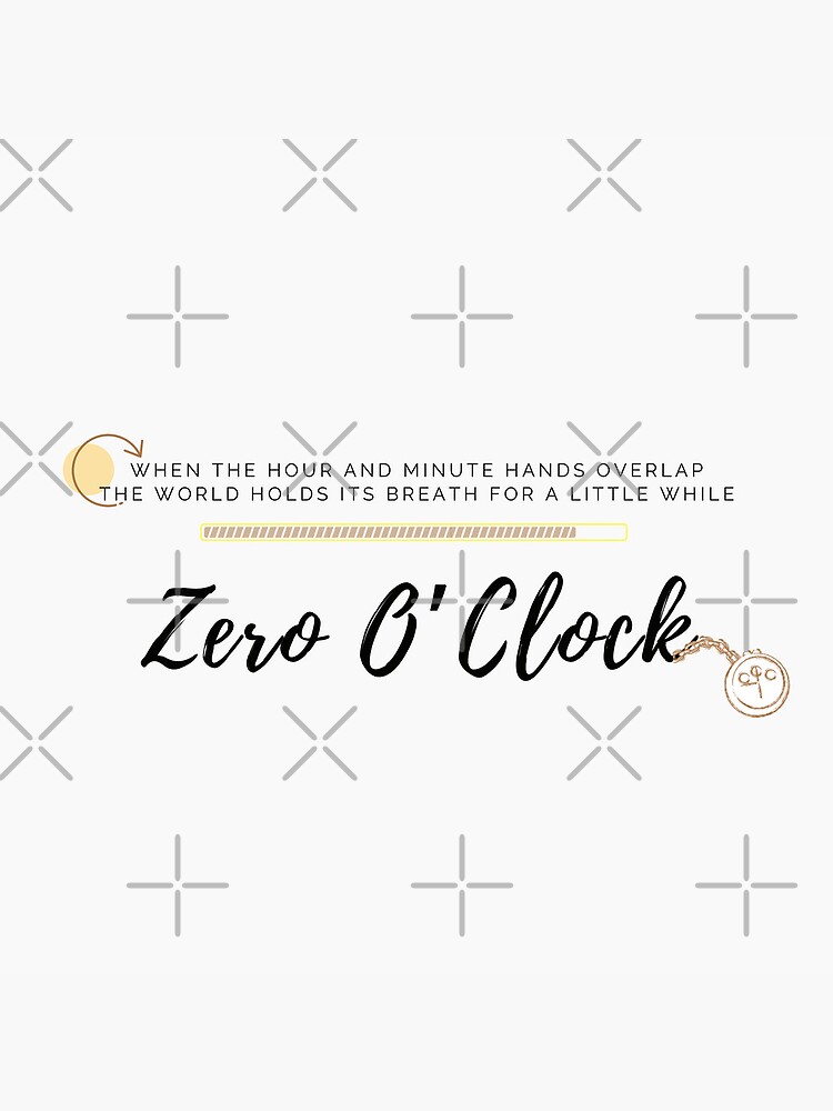 BTS Zero O'clock Lyrics Beautiful Quote Wall Art 