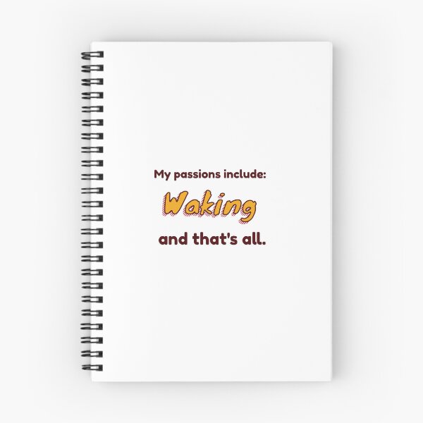 Item preview, Waking is my passion designed and sold by cooldesignsalot.