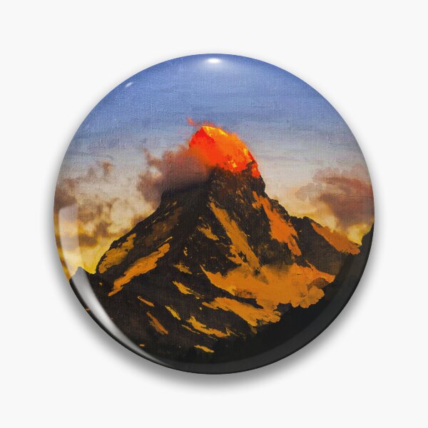 Item preview, Matterhorn Mountain Switzerland Zermatt, Matterhorn Mountain Swiss Alps, Zermatt Townn Matterhorn Oil Paint, Switzerland Highest Peak designed and sold by Paintcorner.