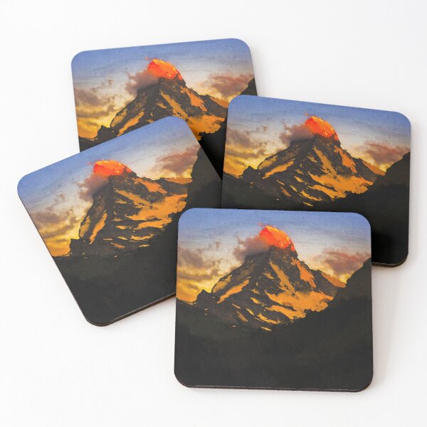 Item preview, Matterhorn Mountain Switzerland Zermatt, Matterhorn Mountain Swiss Alps, Zermatt Townn Matterhorn Oil Paint, Switzerland Highest Peak designed and sold by Paintcorner.