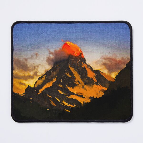 Item preview, Matterhorn Mountain Switzerland Zermatt, Matterhorn Mountain Swiss Alps, Zermatt Townn Matterhorn Oil Paint, Switzerland Highest Peak designed and sold by Paintcorner.