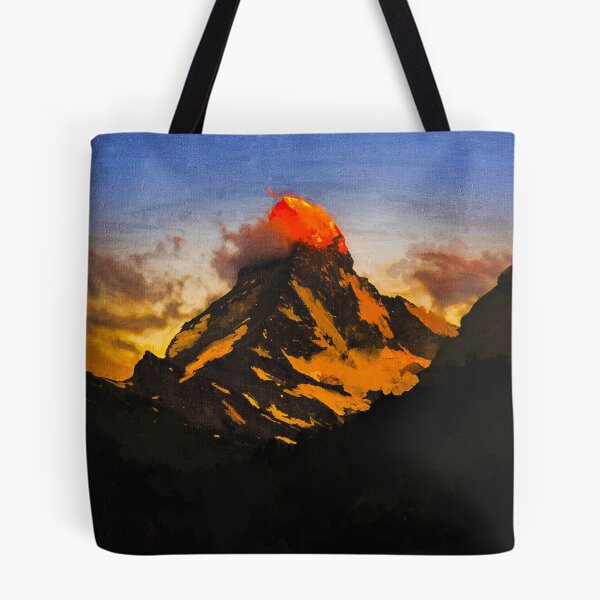 Item preview, Matterhorn Mountain Switzerland Zermatt, Matterhorn Mountain Swiss Alps, Zermatt Townn Matterhorn Oil Paint, Switzerland Highest Peak designed and sold by Paintcorner.