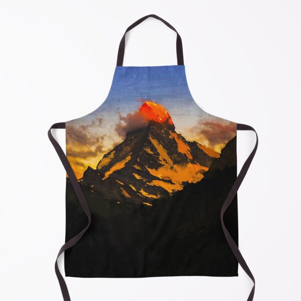 Item preview, Matterhorn Mountain Switzerland Zermatt, Matterhorn Mountain Swiss Alps, Zermatt Townn Matterhorn Oil Paint, Switzerland Highest Peak designed and sold by Paintcorner.