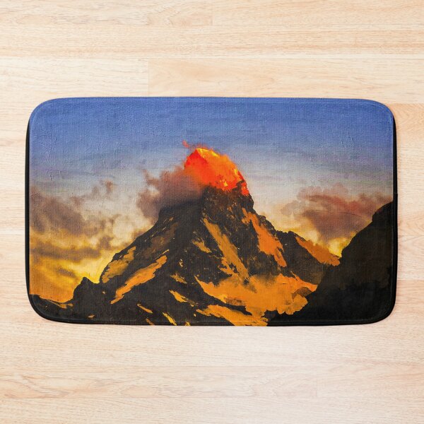 Item preview, Matterhorn Mountain Switzerland Zermatt, Matterhorn Mountain Swiss Alps, Zermatt Townn Matterhorn Oil Paint, Switzerland Highest Peak designed and sold by Paintcorner.