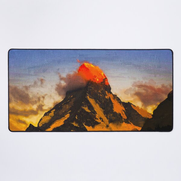 Item preview, Matterhorn Mountain Switzerland Zermatt, Matterhorn Mountain Swiss Alps, Zermatt Townn Matterhorn Oil Paint, Switzerland Highest Peak designed and sold by Paintcorner.