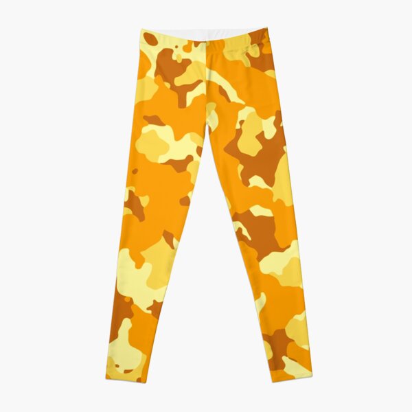 Shades of Yellow Camouflage Leggings