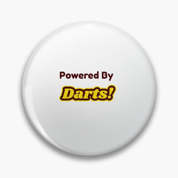 Item preview, Powered By Darts designed and sold by cooldesignsalot.