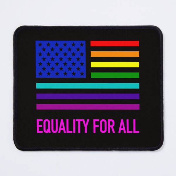 Item preview, Gay Pride US Flag Design "Equality for All" designed and sold by MalmoDesigns.