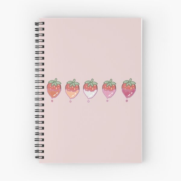 Item preview, Orange, White, and Pink Candy-Coated Strawberries designed and sold by shahdraws.