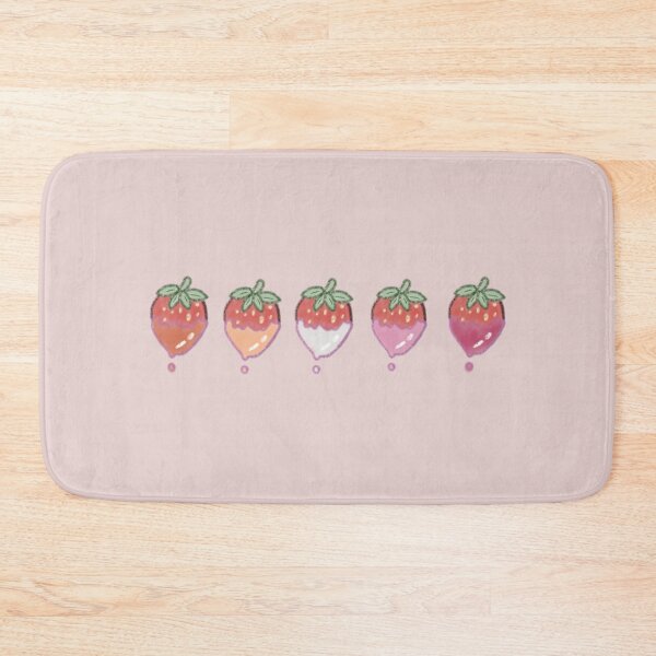 Item preview, Orange, White, and Pink Candy-Coated Strawberries designed and sold by shahdraws.