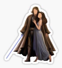 Anakin and Padme Sticker