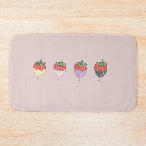 Item preview, Purple, White, Yellow, and Black Candy-Coated Strawberries designed and sold by shahdraws.
