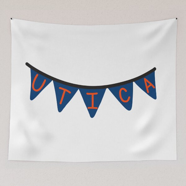 Item preview, Utica Banner (blue) designed and sold by Allie Rockhill.