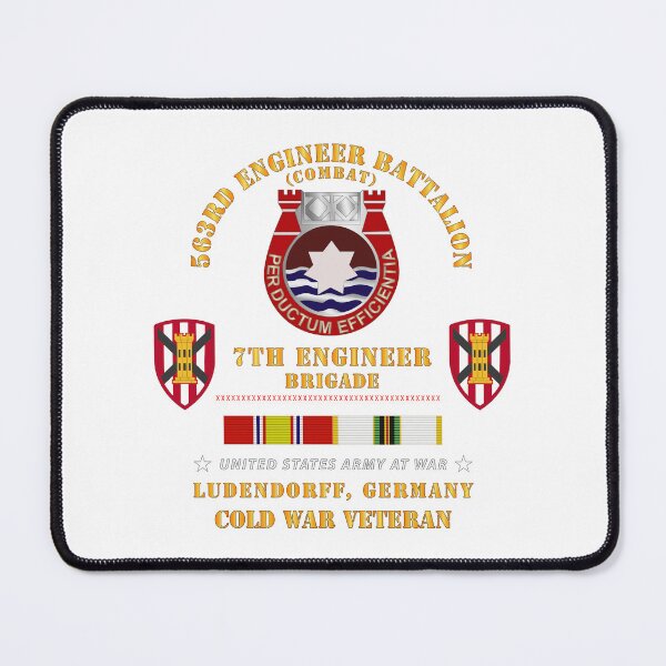 Item preview, Army - 563rd Engineer Bn, 7th Eng Bde, Ludendorff, Germany w COLD SVC X 300 designed and sold by Military Insignia Products.