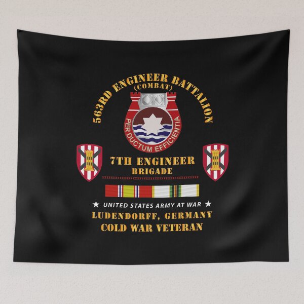 Item preview, Army - 563rd Engineer Bn, 7th Eng Bde, Ludendorff, Germany w COLD SVC X 300 designed and sold by Military Insignia Products.
