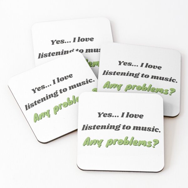 Item preview, I love Listening To Music designed and sold by cooldesignsalot.