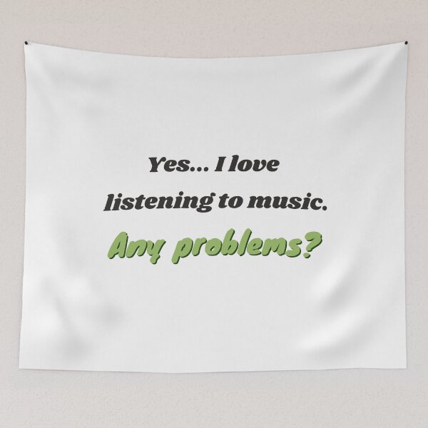Item preview, I love Listening To Music designed and sold by cooldesignsalot.