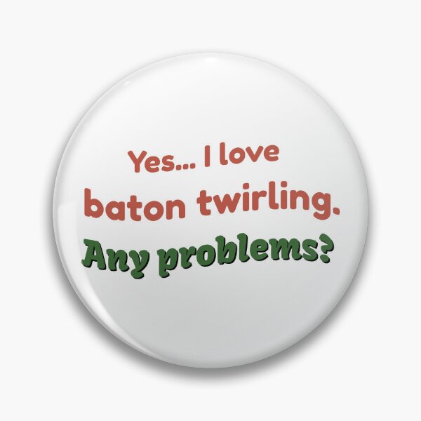 Item preview, I love Baton Twirling designed and sold by cooldesignsalot.