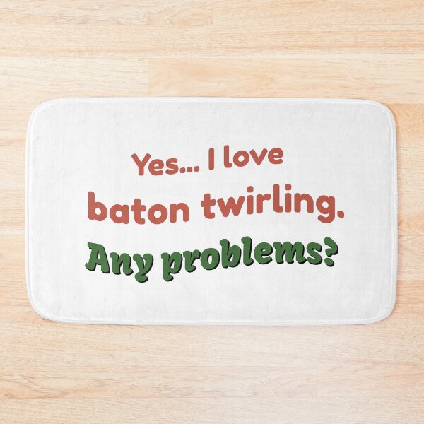 Item preview, I love Baton Twirling designed and sold by cooldesignsalot.