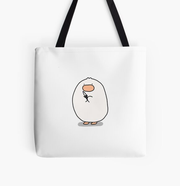 Violent Duck All Over Print Tote Bag