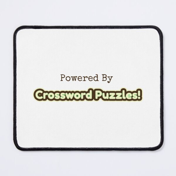 Item preview, Powered By Crossword Puzzles designed and sold by cooldesignsalot.