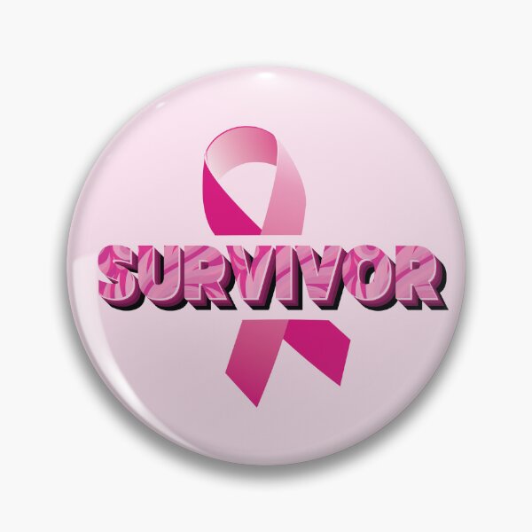 Item preview, Breast Cancer Survivor - Inspirational Pink Text Art designed and sold by Olivia Ossege.