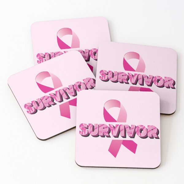 Item preview, Breast Cancer Survivor - Inspirational Pink Text Art designed and sold by Olivia Ossege.