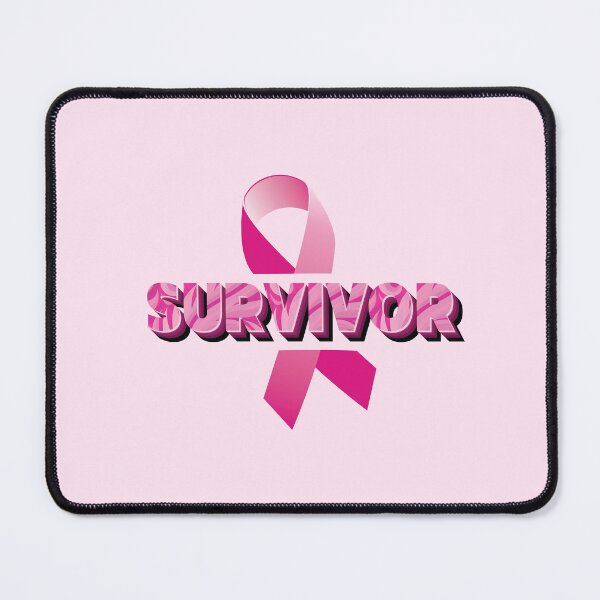 Item preview, Breast Cancer Survivor - Inspirational Pink Text Art designed and sold by Olivia Ossege.