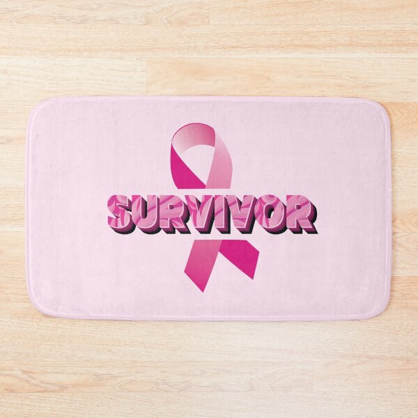 Item preview, Breast Cancer Survivor - Inspirational Pink Text Art designed and sold by Olivia Ossege.