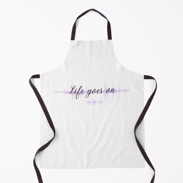 Item preview, Life Goes On BTS Lyrics Minimalist Black Print designed and sold by Winterlock.