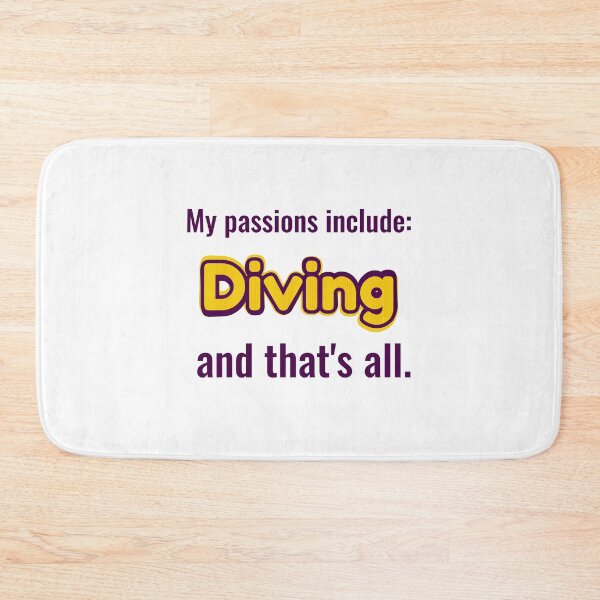 Item preview, Diving is my passion designed and sold by cooldesignsalot.
